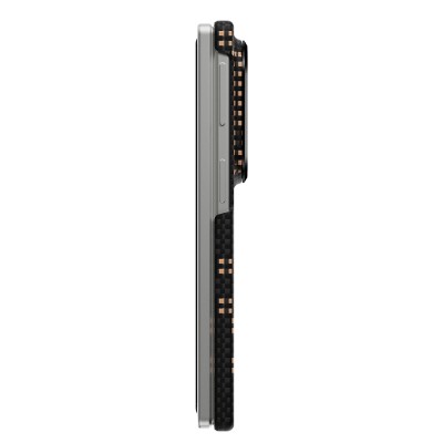 Raptic Aramid SkinPro Series Carbon Cover with M-Safe Charging for Galaxy Z Fold 8 - 10
