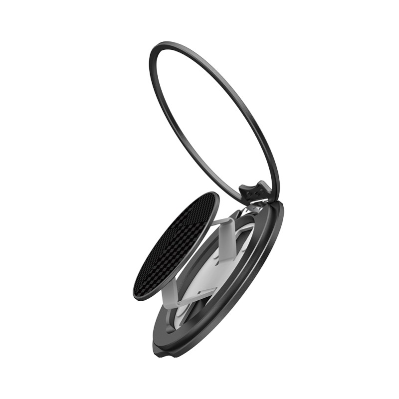 Raptic Defeme FreeFlow 360 Degree Rotatable Carbon Fiber Design Finger Ring Stand - 23