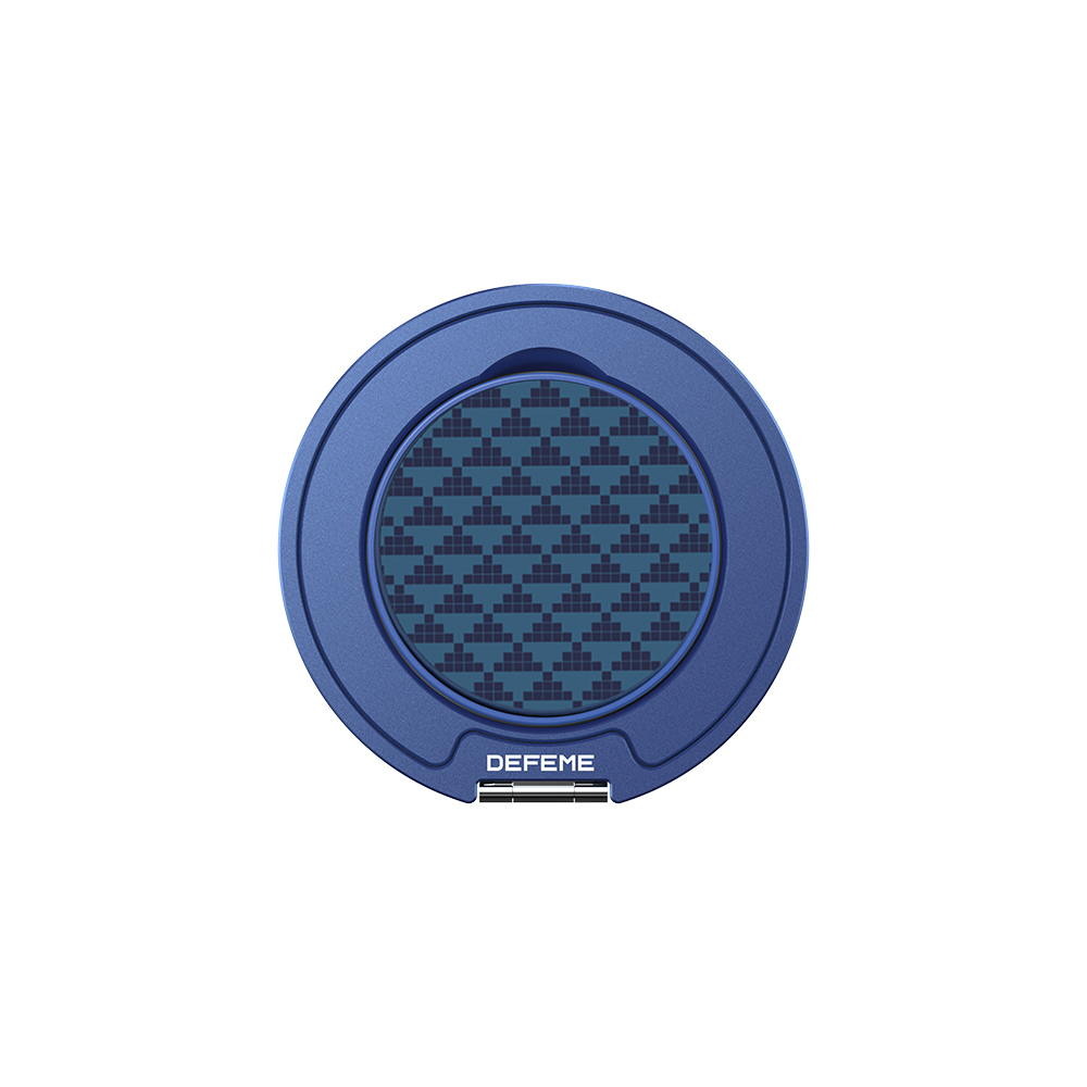 Raptic Defeme FreeFlow 360 Derece Dönebilen Karbon Fiber Tasarımlı Parmak Ring Stand - Mavi