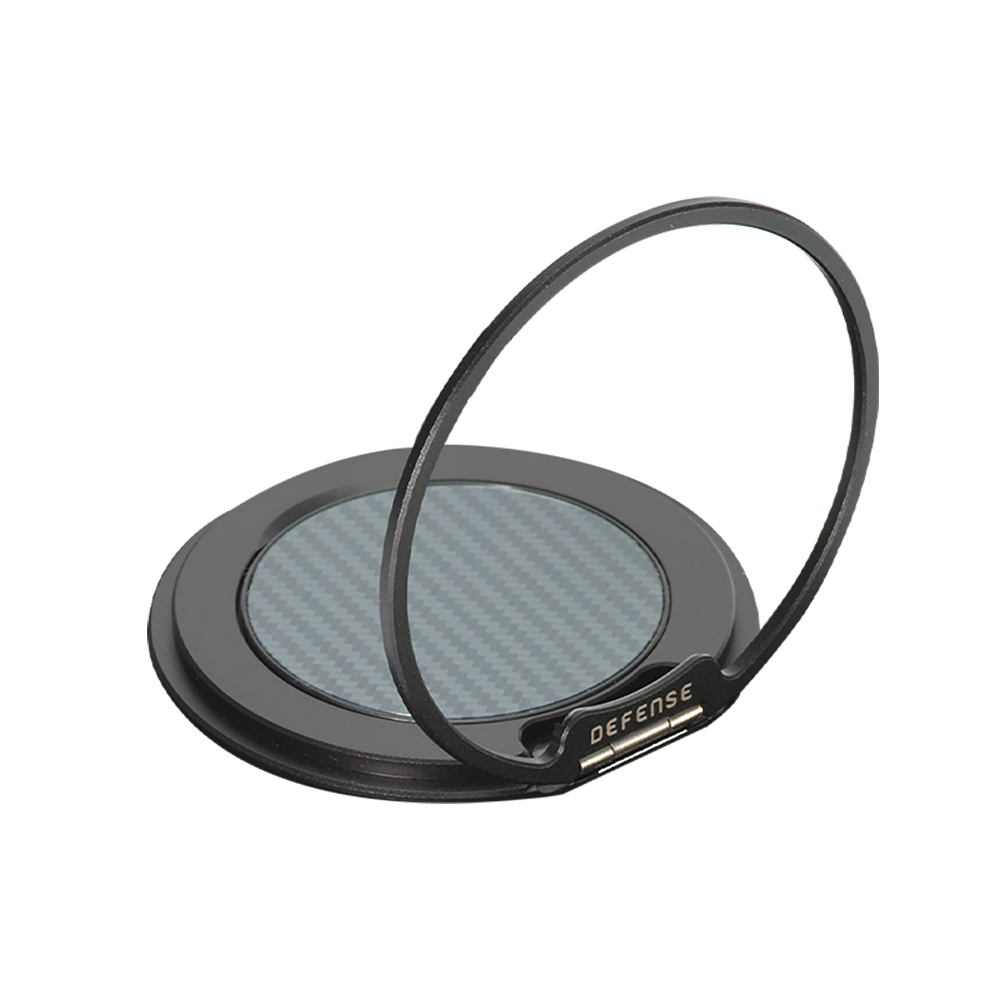 Raptic Defense Serisi Magnetik Özellikli 360 Derece Dönebilen Parmak Ring Stand - Siyah
