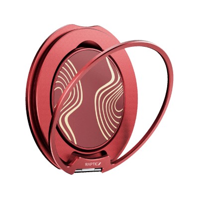Raptic FreeFlow Grid Series 360 Degree Rotating Magnetic Ring Stand Phone Holder - 5