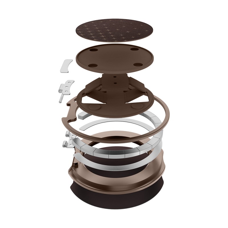 Raptic FreeFlow Serenity Serisi 360 Derece Dönebilen Magnetik Ring Stand Telefon Tutucu - 7