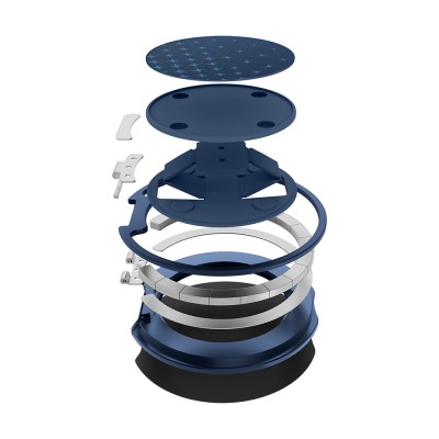 Raptic FreeFlow Serenity Serisi 360 Derece Dönebilen Magnetik Ring Stand Telefon Tutucu - 8