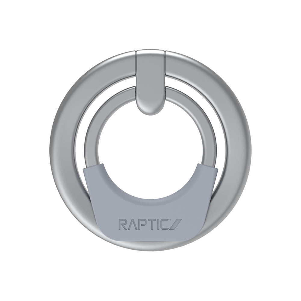 Raptic Magnetik Özellikli 360 Derece Dönebilen Parmak Ring Stand - Gümüş
