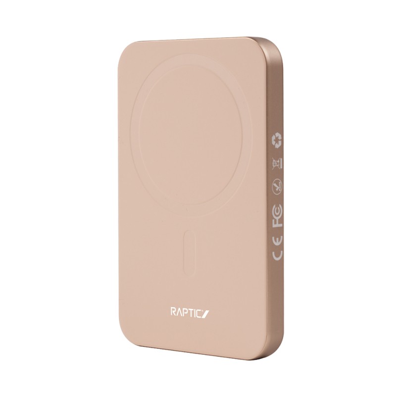 Raptic S4 Aramid-Skin Ultra-Slim Powerbank 15W 5000mAh with M-Safe Charging - 3