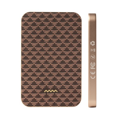 Raptic S4 Aramid-Skin Ultra-Slim Powerbank 15W 5000mAh with M-Safe Charging - 4