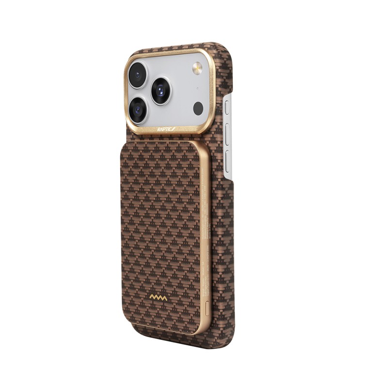 Raptic S4 Aramid-Skin Ultra-Slim Powerbank 15W 5000mAh with M-Safe Charging - 8