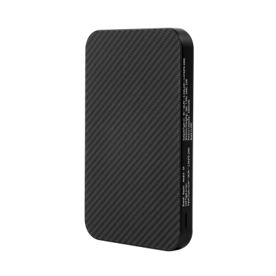 Raptic S4 Aramid-Skin Ultra Thin 600D Powerbank 15W 5000mAh with M-safe Charging - Raptic
