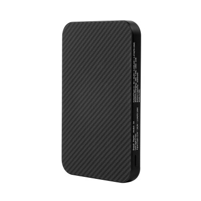 Raptic S4 Aramid-Skin Ultra Thin 600D Powerbank 15W 5000mAh with M-safe Charging - 1