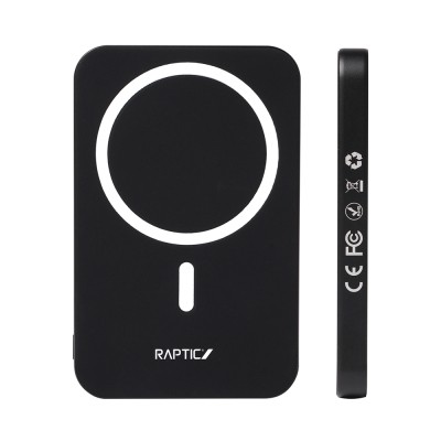 Raptic S4 Aramid-Skin Ultra Thin 600D Powerbank 15W 5000mAh with M-safe Charging - 4