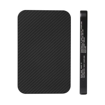 Raptic S4 Aramid-Skin Ultra Thin 600D Powerbank 15W 5000mAh with M-safe Charging - 5