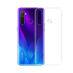 Realme 5 Pro Case Zore Süper Silikon Cover - Zore
