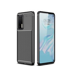Huawei P40 Kılıf Zore Negro Silikon Kapak Siyah