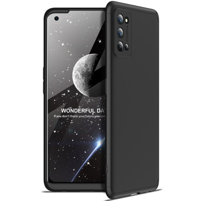 Realme 7 Pro Kılıf Zore Ays Kapak - Siyah