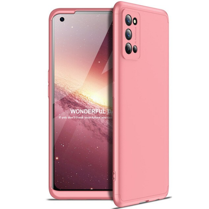 Realme 7 Pro Kılıf Zore Ays Kapak - Rose Gold