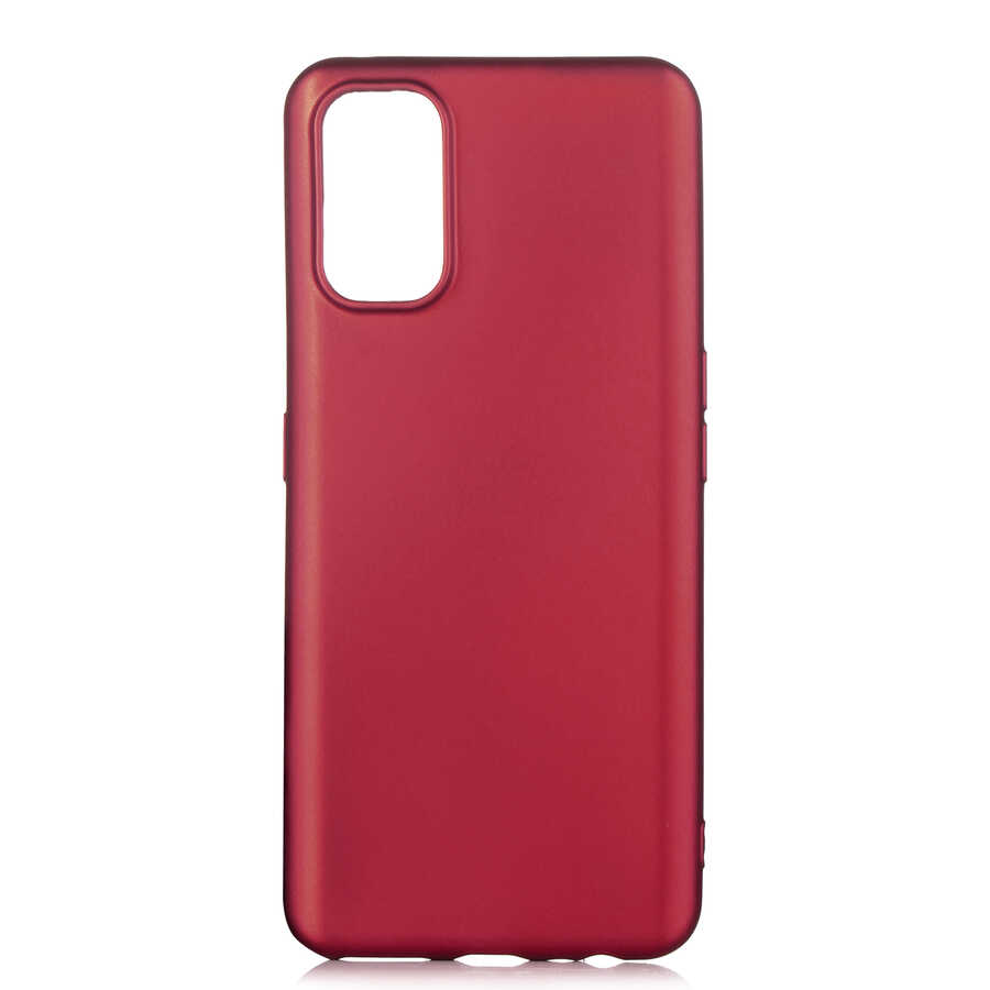 Realme 7 Pro Kılıf Zore Premier Silikon Kapak - Mürdüm