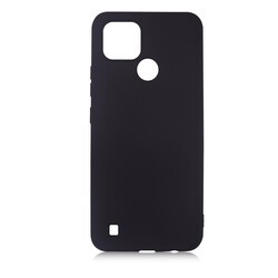 Realme C21 Case Zore Premier Silicon Cover Black