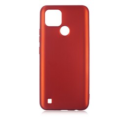 Realme C21 Case Zore Premier Silicon Cover Red