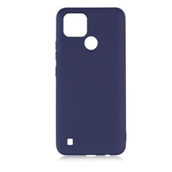 Realme C21 Case Zore Premier Silicon Cover Navy blue