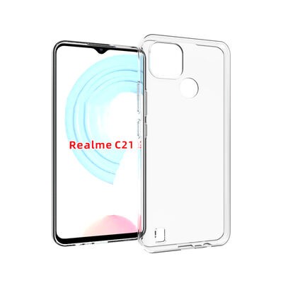 Realme C21 Kılıf Zore Süper Silikon Kapak - 1