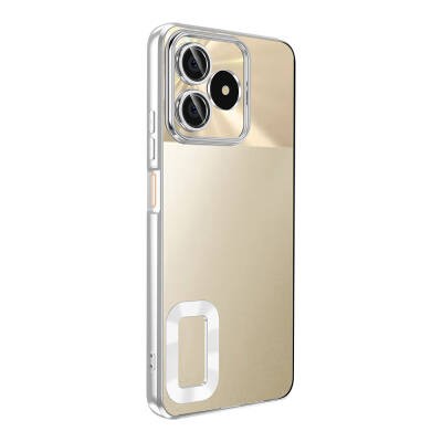 Realme C53 Kılıf Kamera Korumalı Logo Gösteren Zore Omega Kapak - 11
