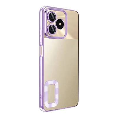 Realme C53 Kılıf Kamera Korumalı Logo Gösteren Zore Omega Kapak - 12