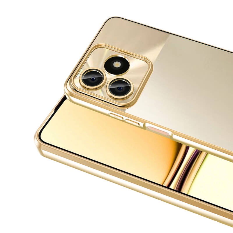 Realme C53 Kılıf Kamera Korumalı Logo Gösteren Zore Omega Kapak - 19