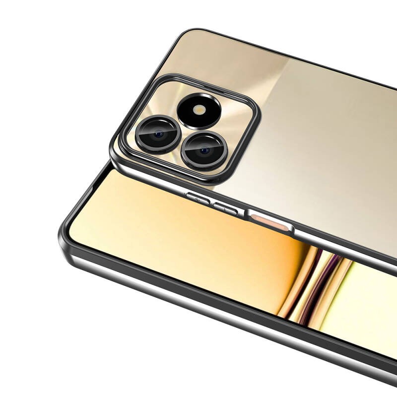 Realme C53 Kılıf Kamera Korumalı Logo Gösteren Zore Omega Kapak - 20