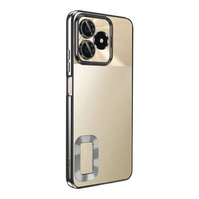 Realme C53 Kılıf Kamera Korumalı Logo Gösteren Zore Omega Kapak - 14