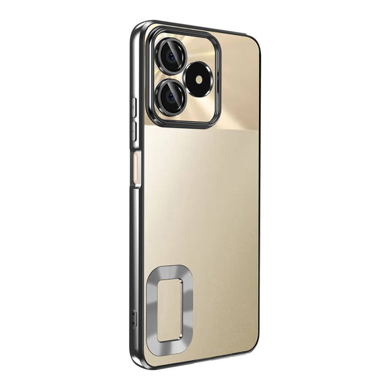 Realme C53 Kılıf Kamera Korumalı Logo Gösteren Zore Omega Kapak - 14