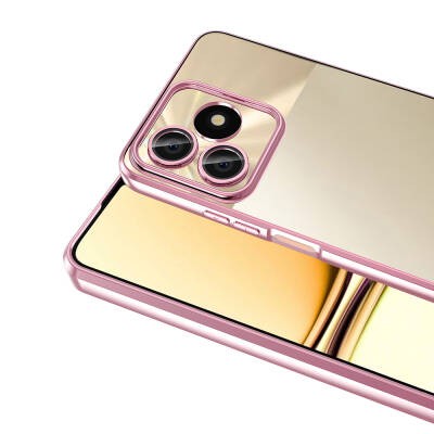 Realme C53 Kılıf Kamera Korumalı Logo Gösteren Zore Omega Kapak - 17