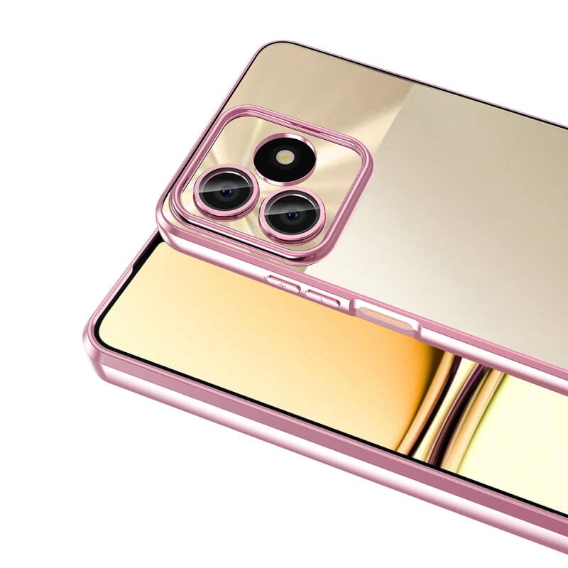 Realme C53 Kılıf Kamera Korumalı Logo Gösteren Zore Omega Kapak - 17