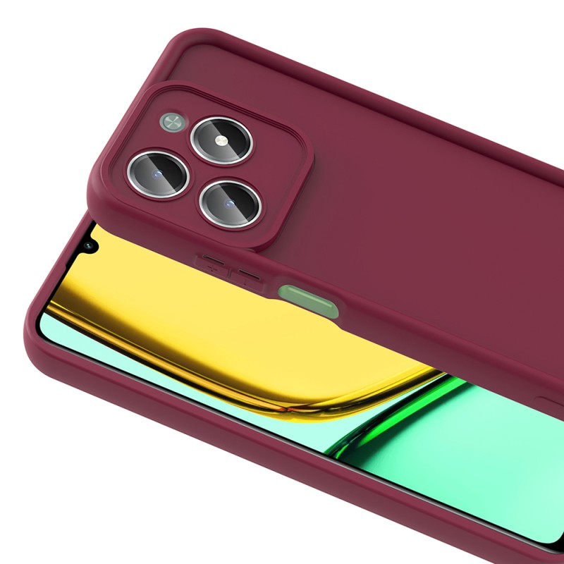 Realme C61 Kılıf Kamera Korumalı Zore Ananas Kapak - 9