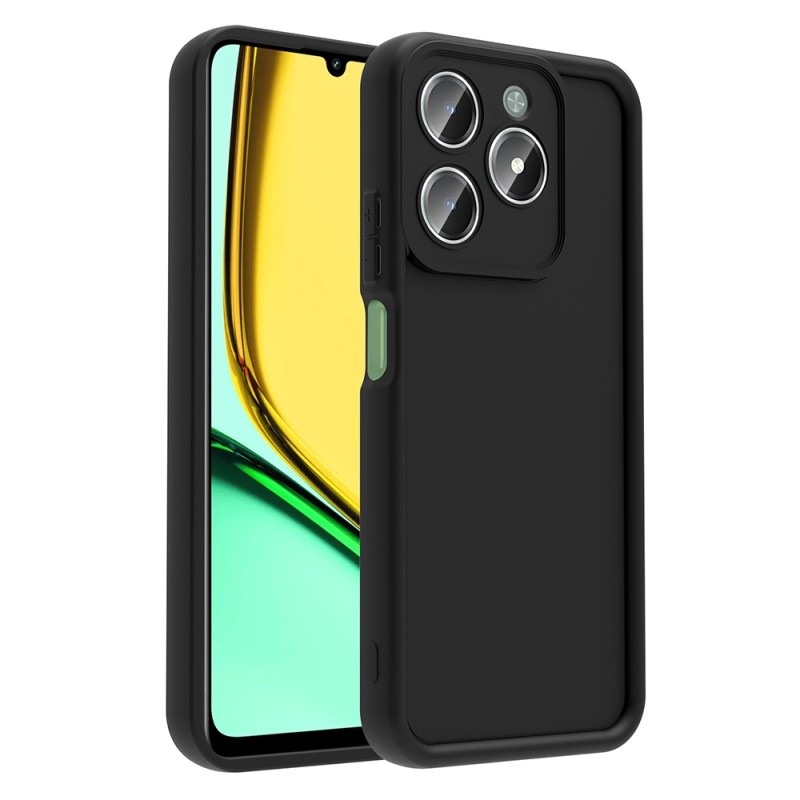Realme C61 Kılıf Kamera Korumalı Zore Ananas Kapak - 3