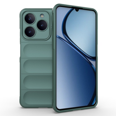 Realme C63 Kılıf Esnek TPU Oyuklu Arka Yüzey Tasarımlı Zore Etnik Silikon Kapak - Zore