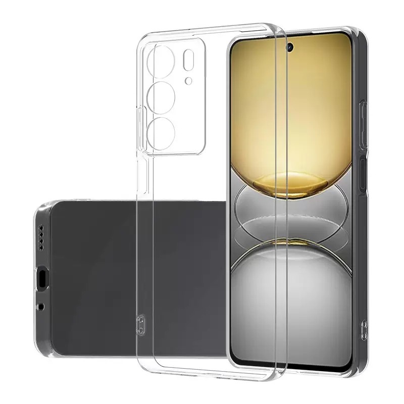 Realme C75 Kılıf NXXA Süper Silikon Kapak - Şeffaf