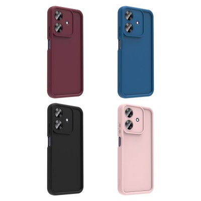 Realme Note 60 Case Camera Protection Zore Ananas Cover - 8