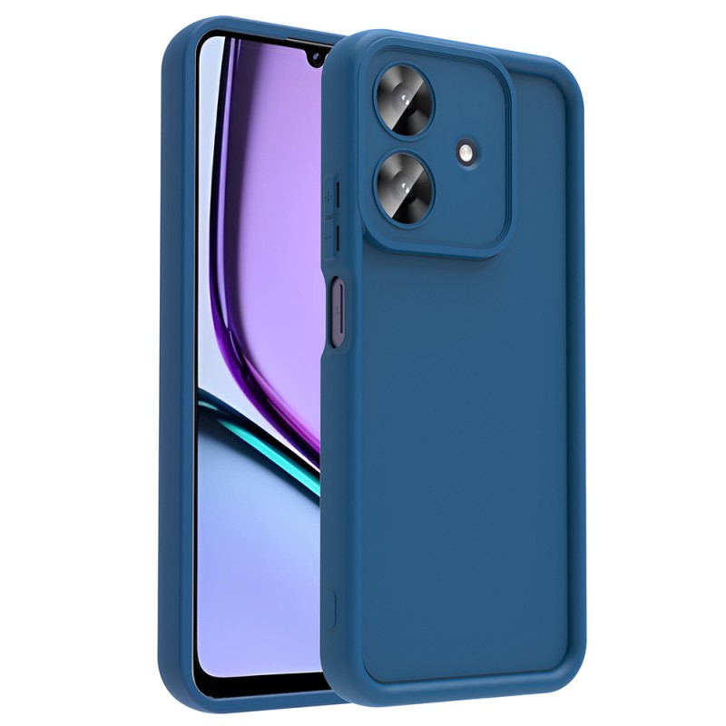 Realme Note 60 Case Camera Protection Zore Ananas Cover - 3