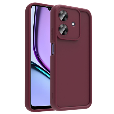 Realme Note 60 Kılıf Kamera Korumalı Zore Ananas Kapak - Zore