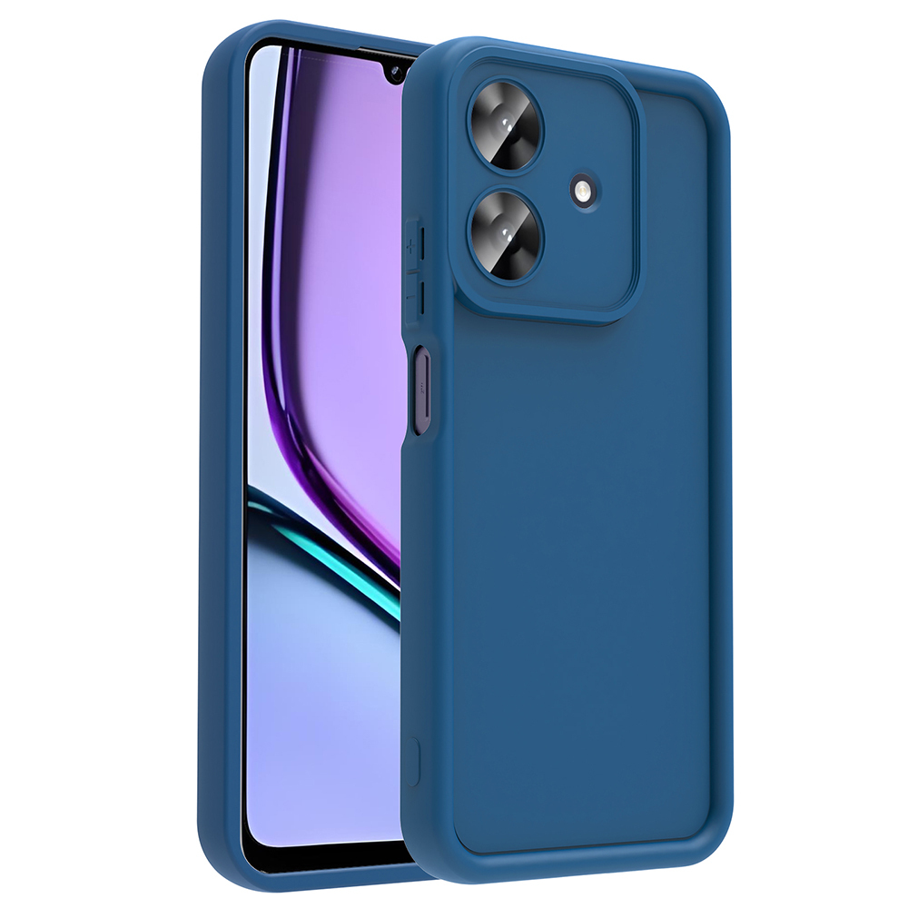 Realme Note 60 Kılıf Kamera Korumalı NXXA Ananas Kapak - Koyu Yeşil