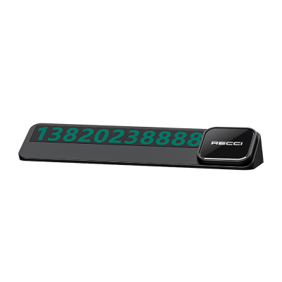 Recci RCS-C03 Vehicle Parking Number Number with Visible and Hidden Number Feature at Night - Recci