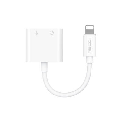 Recci RDS-A01 Lightning 2in1 Şarj ve Ses Adaptörü - Recci