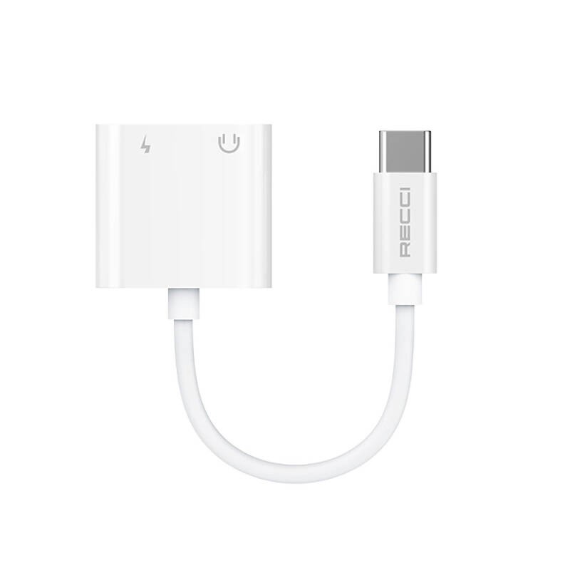 Recci RDS-A09 Type-C PD3.0 2in1 Şarj ve Ses Adaptörü Kablo ve ...