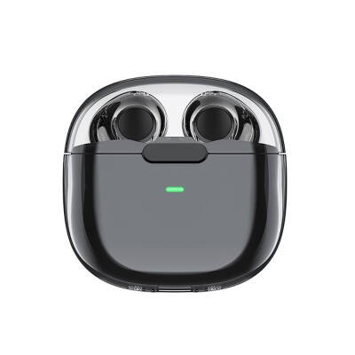 Recci REP-W50 Şeffaf Tasarım Hi-Fi Ses Kaliteli Bluetooth v5.3 Amber Serisi Kulak İçi Kulaklık - 4