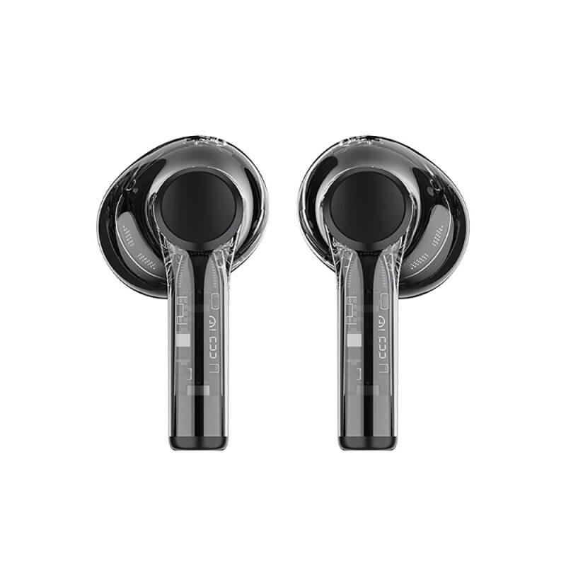 Recci REP-W50 Şeffaf Tasarım Hi-Fi Ses Kaliteli Bluetooth v5.3 Amber Serisi Kulak İçi Kulaklık - 8