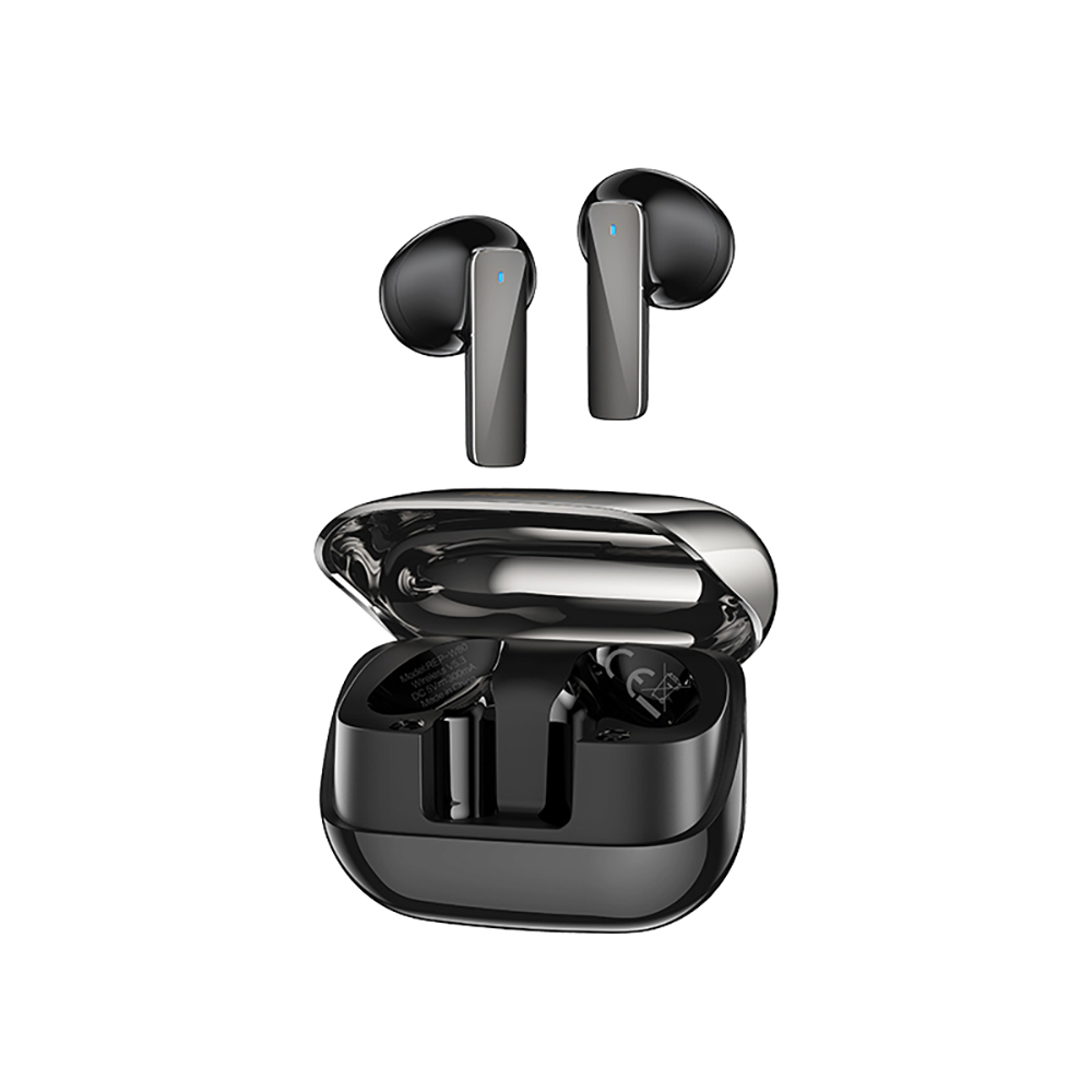 Recci REP-W80 Hi-Fi Ses Kaliteli TWS Kulak İçi Bluetooth v5.3 Kulaklık - Siyah