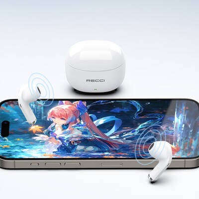 Recci REP-W81 Melody Serisi Hi-Fi Ses Kaliteli TWS Kulak İçi Bluetooth v5.3 Kulaklık - 7