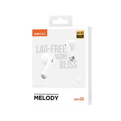Recci REP-W81 Melody Serisi Hi-Fi Ses Kaliteli TWS Kulak İçi Bluetooth v5.3 Kulaklık - 12