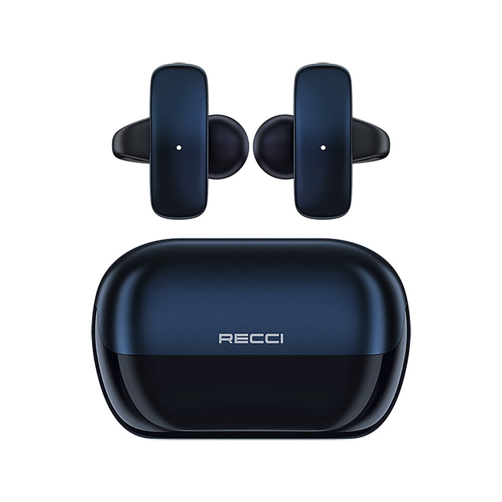 Recci REP-W83 Excellence Serisi ENC Teknolojili Hi-Fi Ses Kaliteli TWS Kulak İçi Bluetooth v5.3 Kulaklık - Mavi
