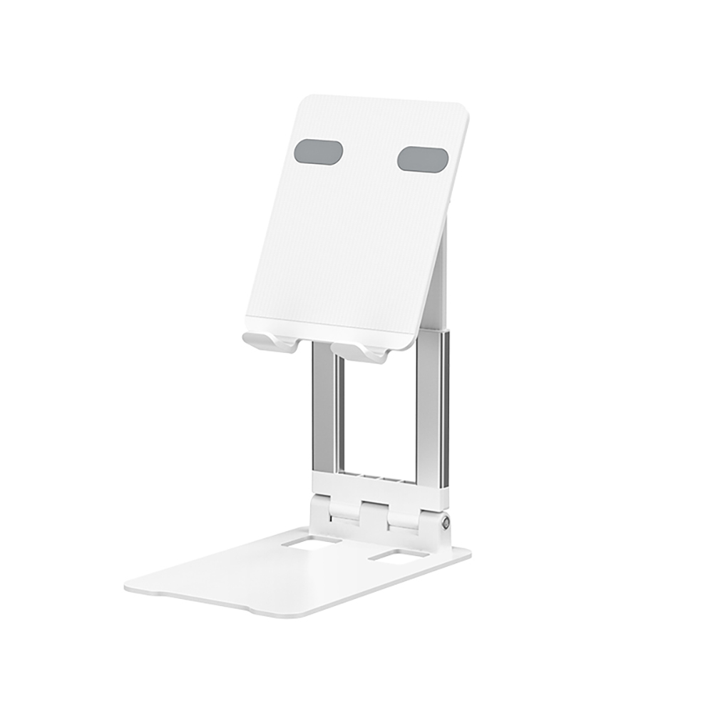 Recci RHO-M08 Ayarlanabilir Katlanabilir 90 Derece Dönebilen Telefon ve Tablet Standı - Beyaz